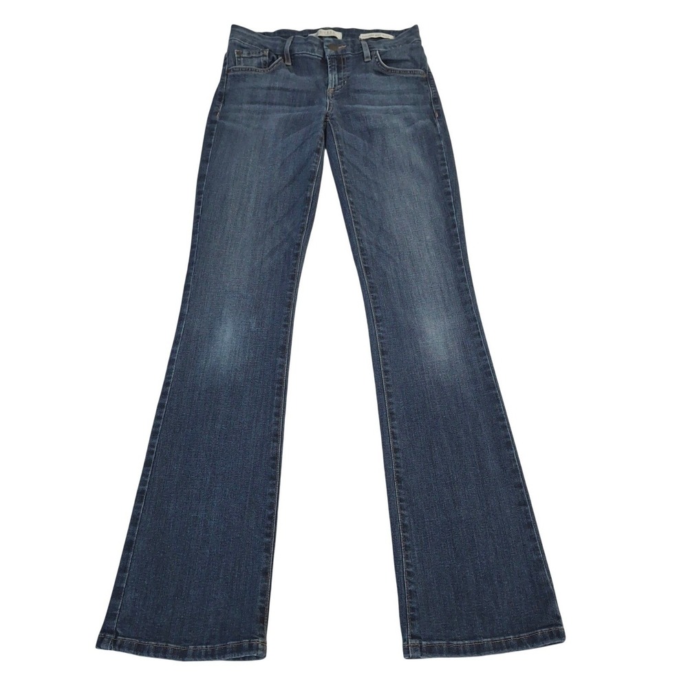 Guess Tailored Mini Boot Jeans Womens 25 Blue Denim Medium Wash WBFA21R25U0